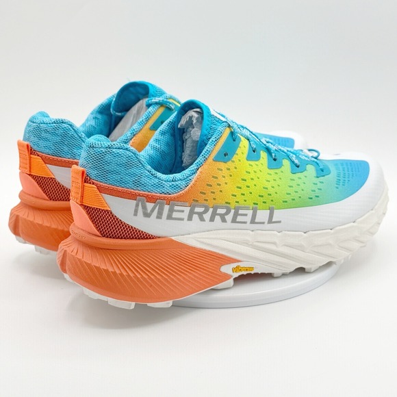 Merrell Agility Peak 5 Shoes Size 10 Mens Neon Rainbow J500547, New - Picture 3 of 11